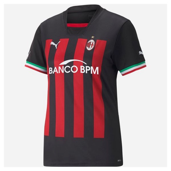 Camiseta AC Milan 1st Mujer 2022-2023